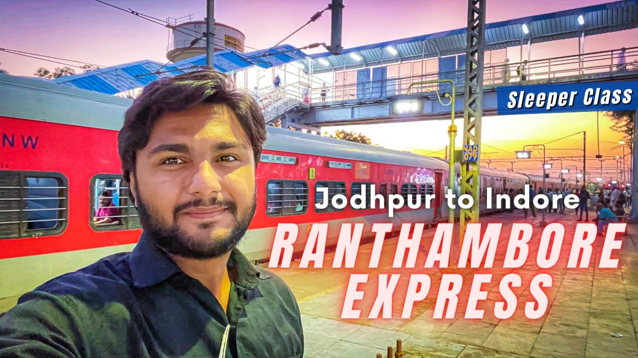 Ranthambore Express Jodhpur to Indore sleeper class train journey *I made a mistake*