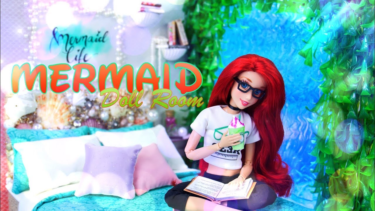 DIY - How to Make: Mermaid Bedroom | Happy MerMay Doll Crafts