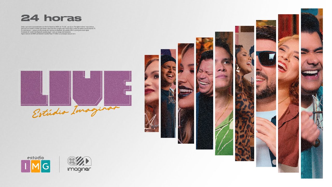 🎶 EST&Uacute;DIO IMAGINAR &bull; LIVE 24 🔥 M&Uacute;SICA SEM PARAR #Live