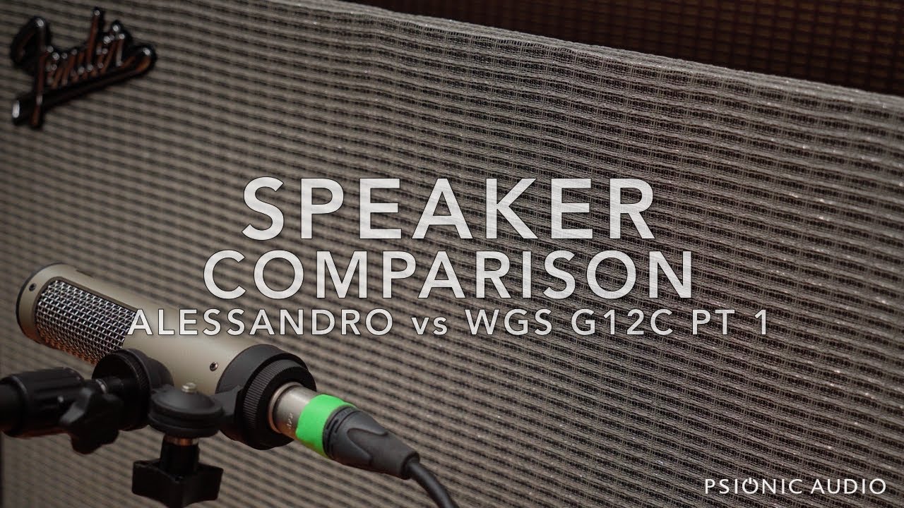 Speaker Comparison | Alessandro vs WGS G12C Pt 1