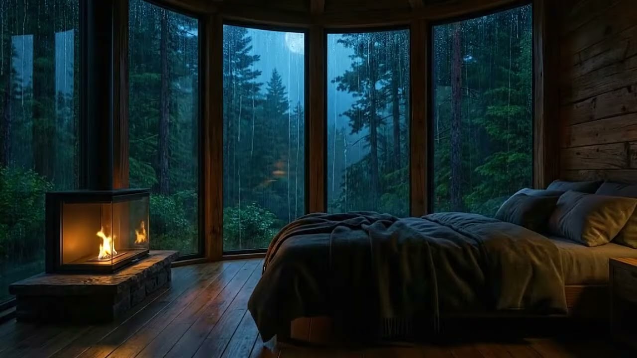 Drift Into Deep Sleep in Minutes - 8 Hours Piano and Rain for Peaceful Deep Sleep