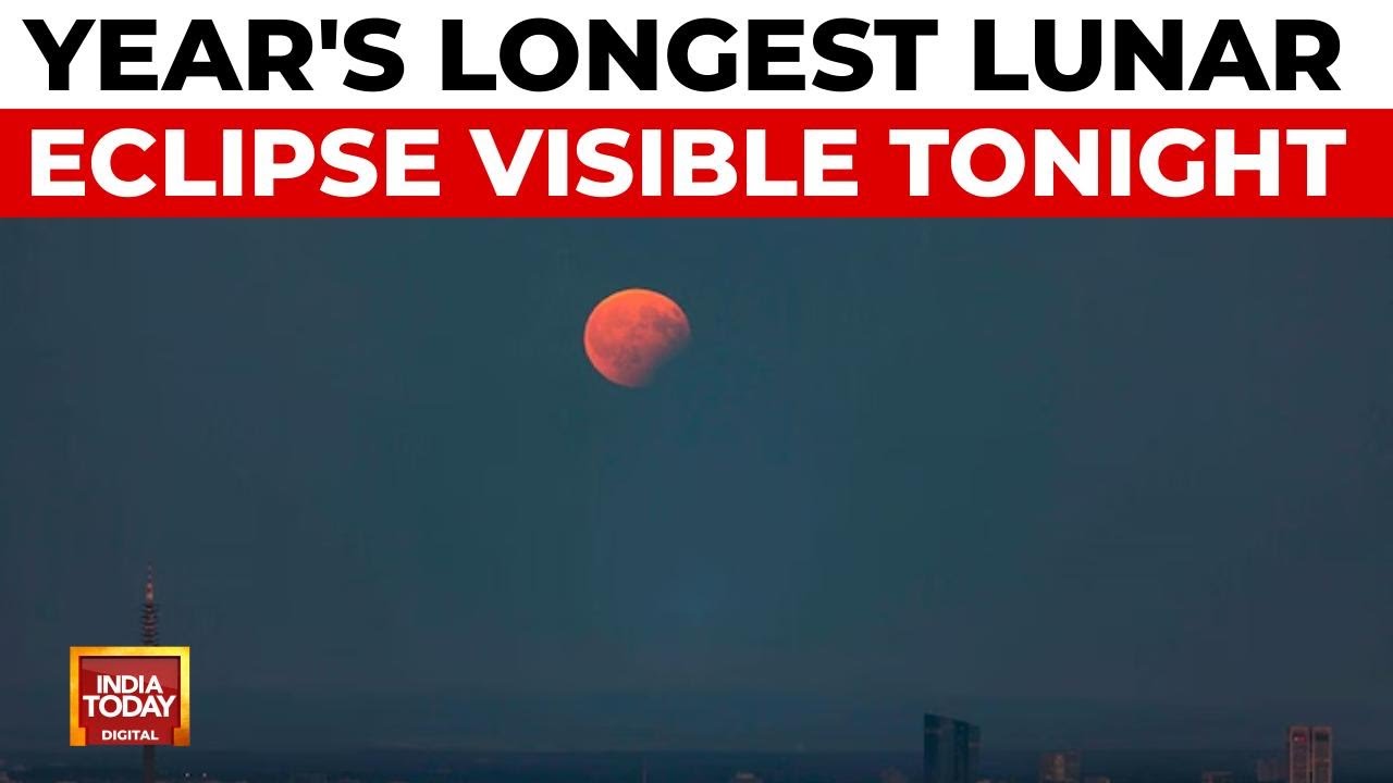 Blood Moon Tonight: India To Witness Year's Longest Total Lunar Eclipse | India Today