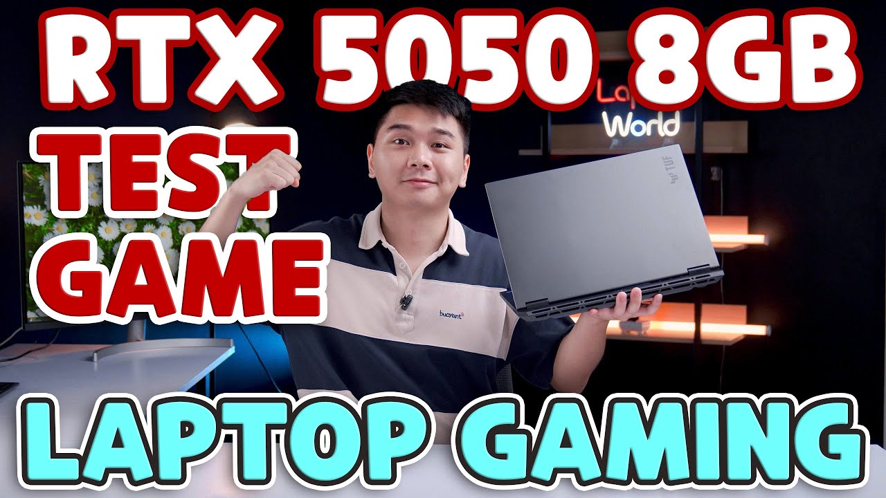 Test Game Laptop Gaming RTX 5050 Đầu tiên tại Việt Nam - Asus TUF Gaming F16 2025 | LaptopWorld
