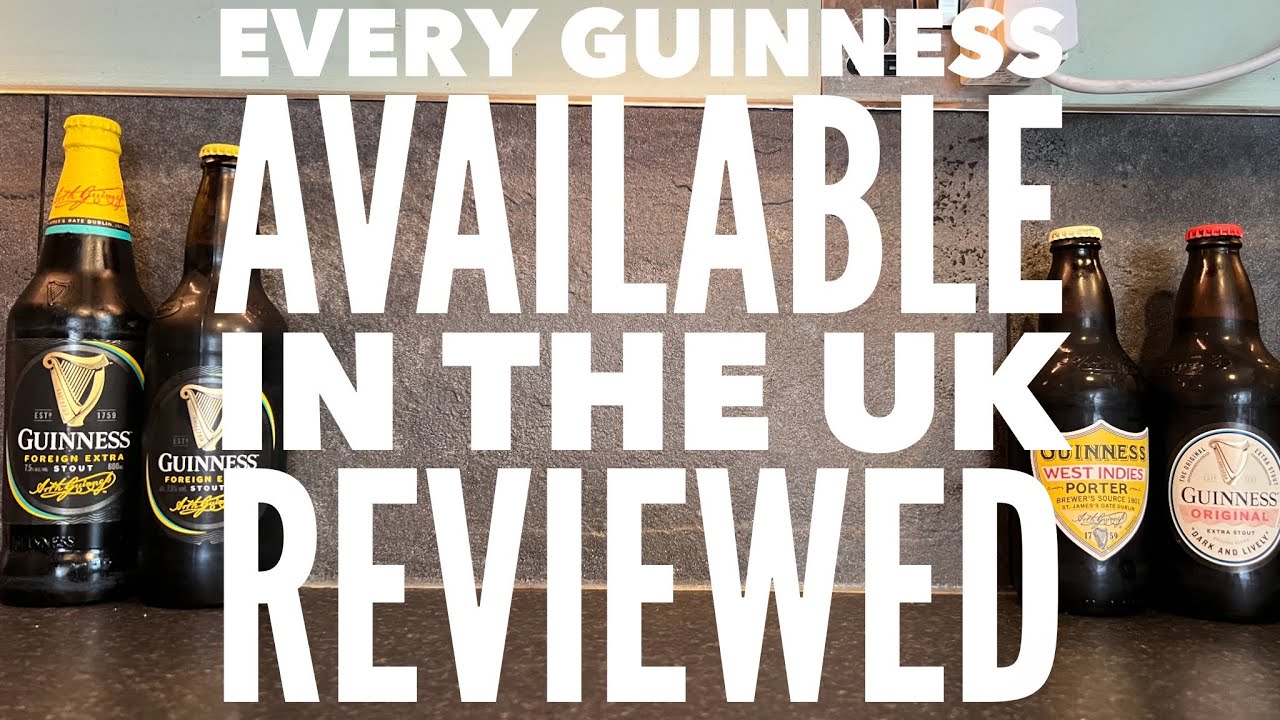 Рассмотрены все доступные сорта Guinness, включая Guinness Nigerian Foreign Extra Stout!!