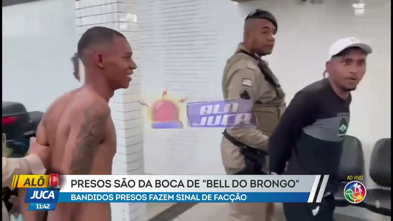 Presos são da boca de 