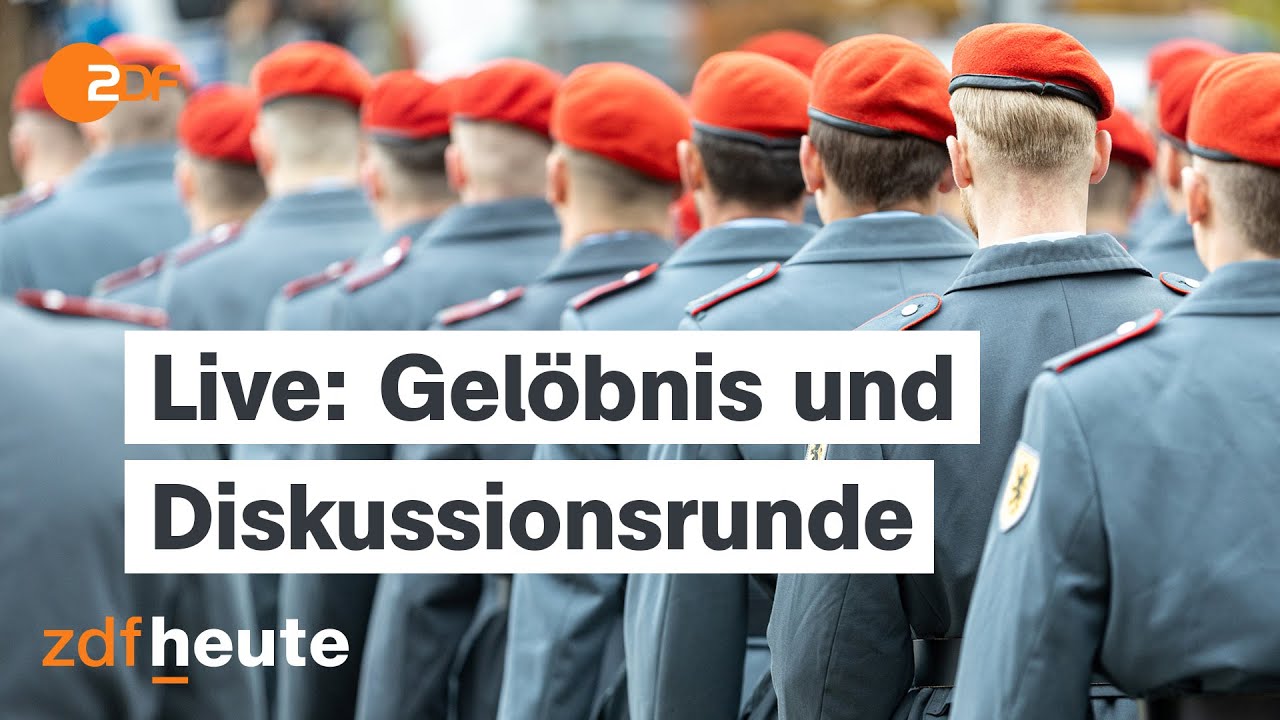 70 Jahre Bundeswehr: Feierliches Gel&ouml;bnis mit anschlie&szlig;ender Diskussion &uuml;ber neuen Wehrdienst