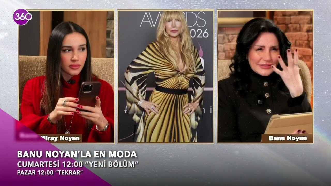 Banu Noyan’la En Moda | Münteha Adalı, Schiaparelli ve Sezon Trendleri | Cumartesi 12.00 360’ta!✨❤️