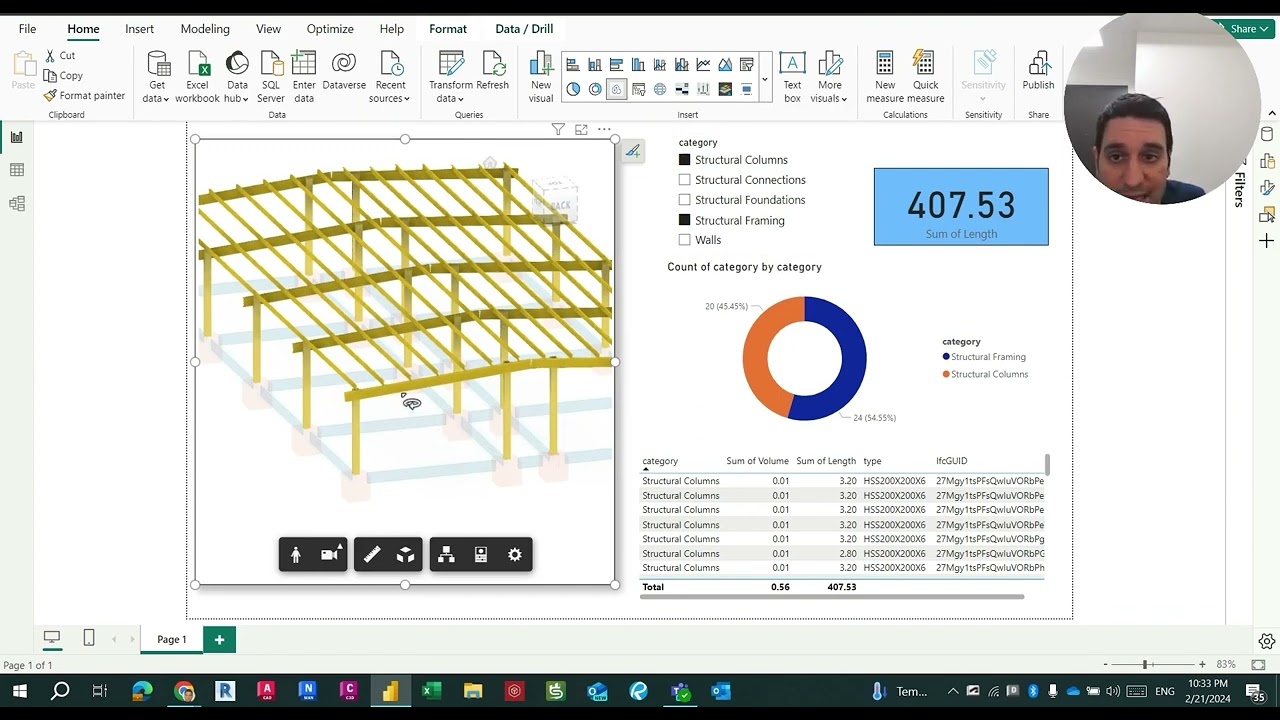 Part 1- Linking Revit models to PowerBI