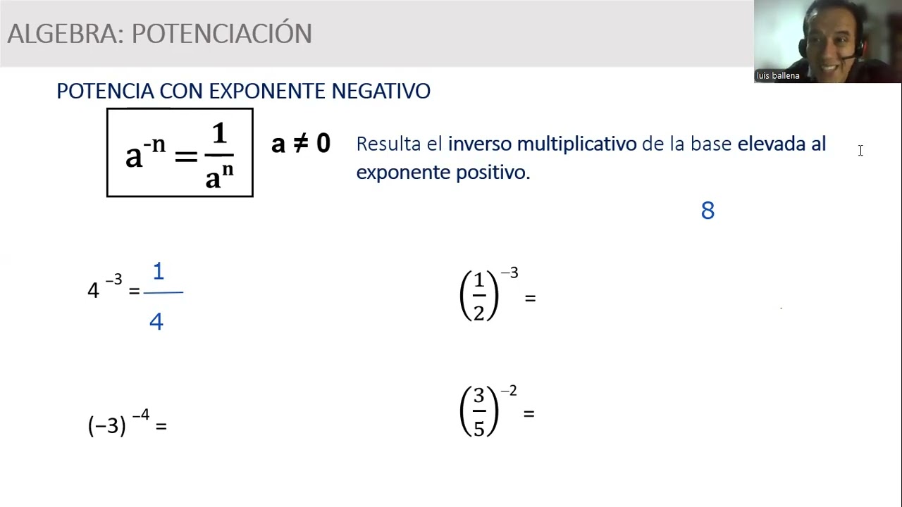 Clase 8 Secundaria: ejercicios de potenciación - calculo mental 10022026