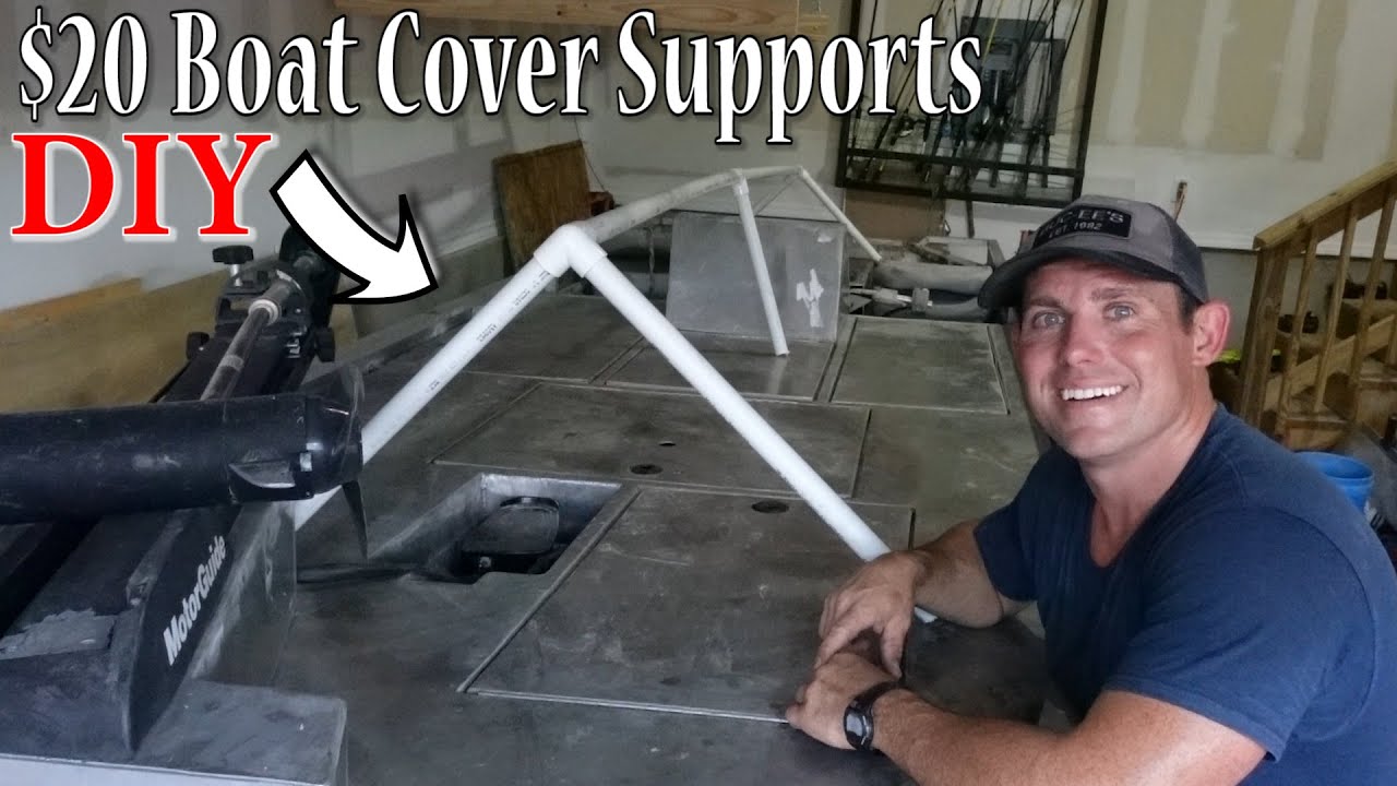 HOW To Build Boat Cover Support! Budget Boat Cover! Best Way to Store a Boat for Winter!