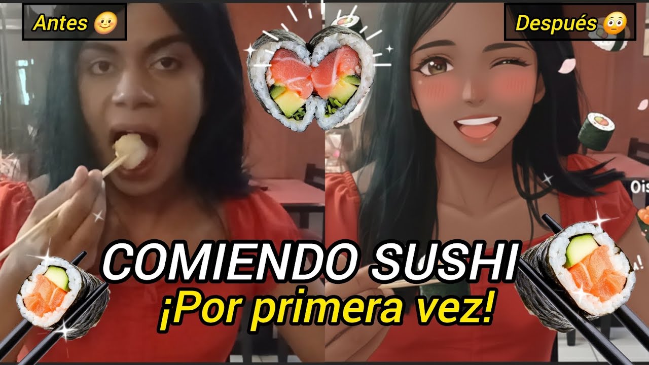 COMÍ SUSHI POR PRIMERA VEZ | ¿DECEPCIÓN? 