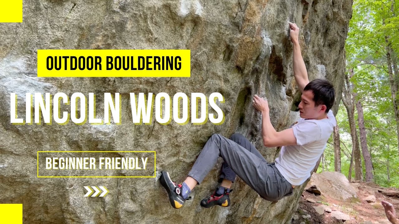 Lincoln Woods Outdoor Bouldering | Rock Climbing for Beginners | Outdoor Climbing | CoClimb