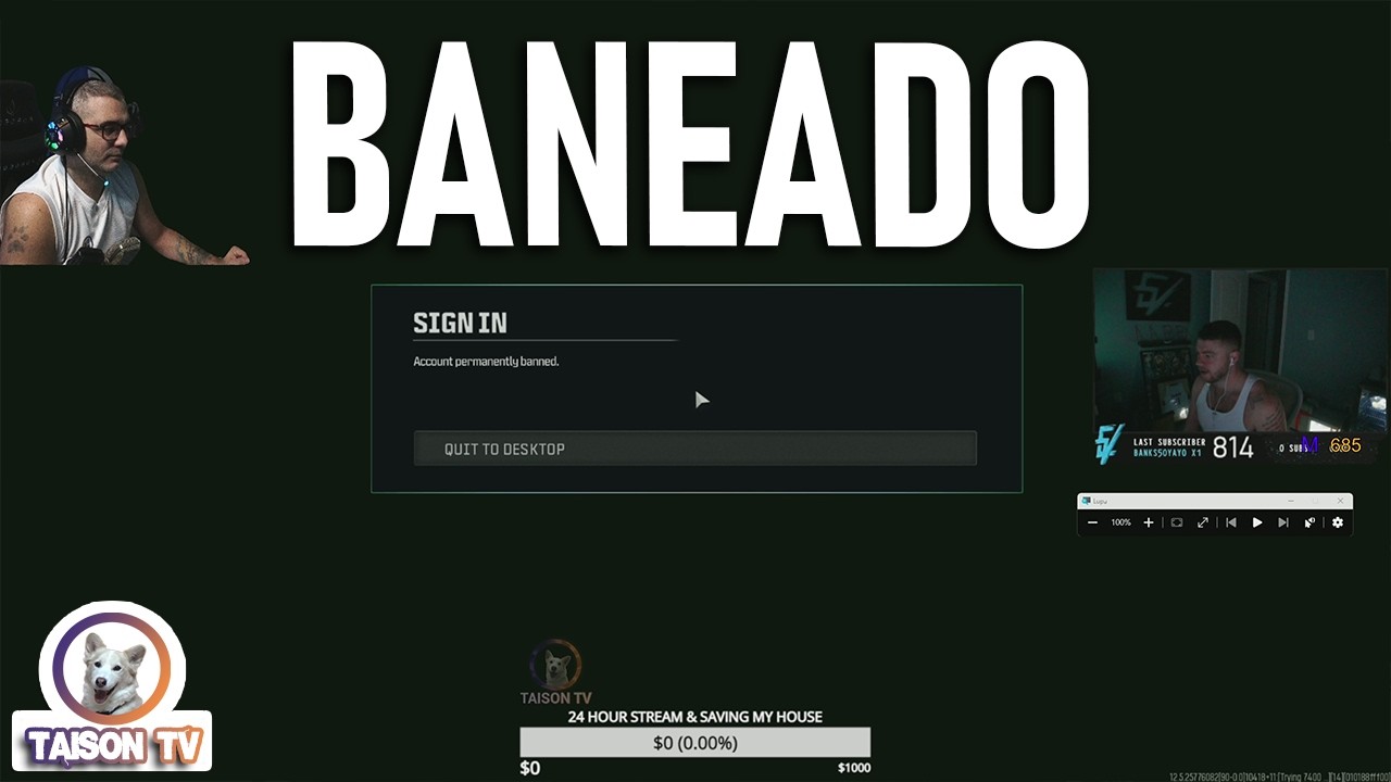 SuperEvan Baneado Permanente en Directo en Warzone Mientras jugaba con Biffle