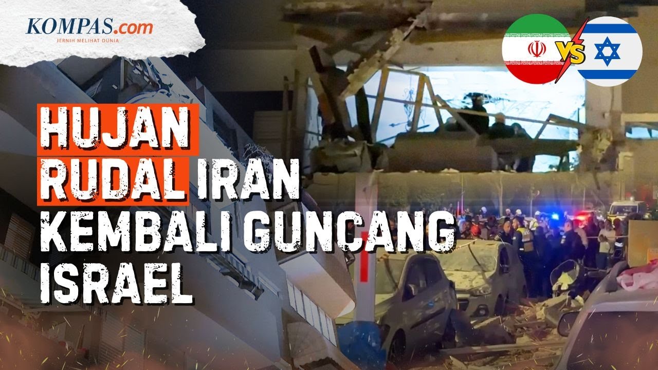 Rudal Iran Obrak-abrik Apartemen di Israel