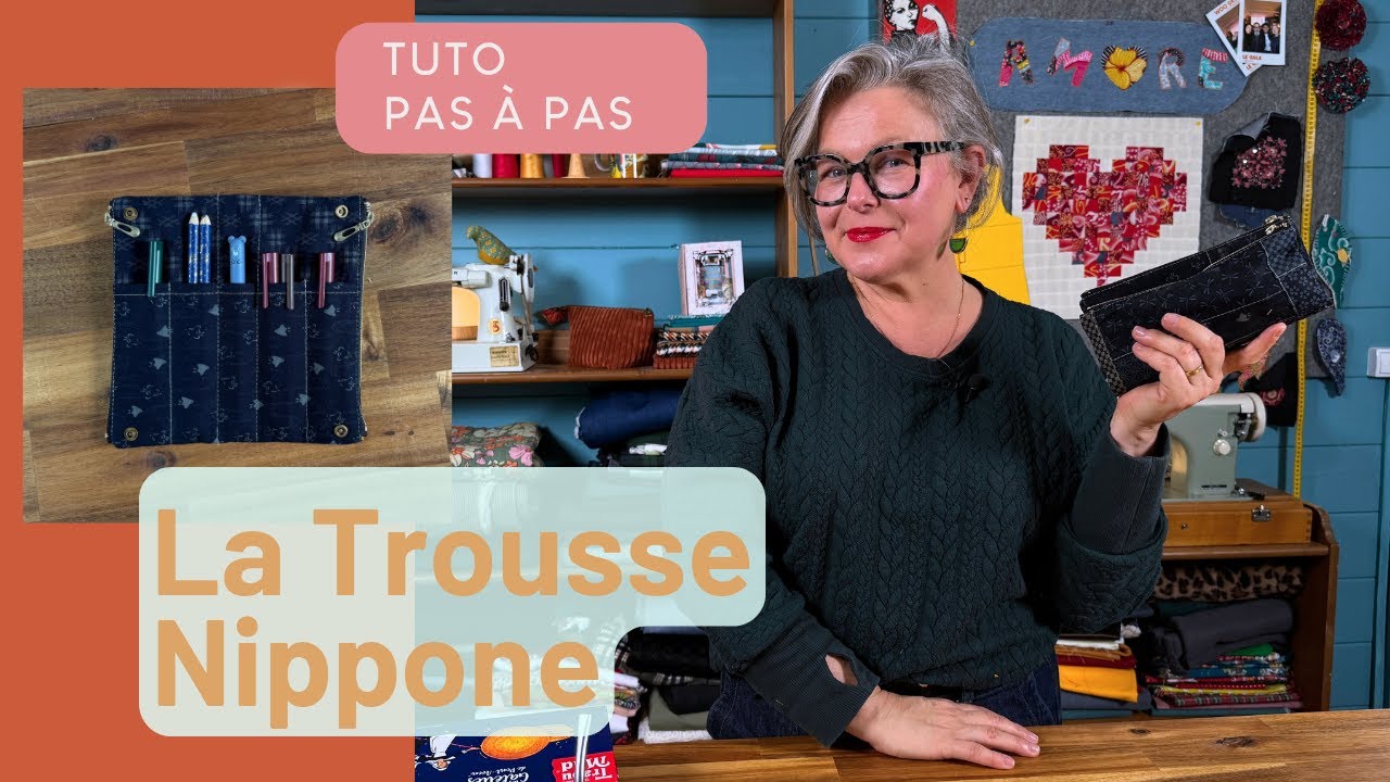Coudre la trousse nippone  – pratique et modulable | Sew a Japanese Pouch – practical & versatile