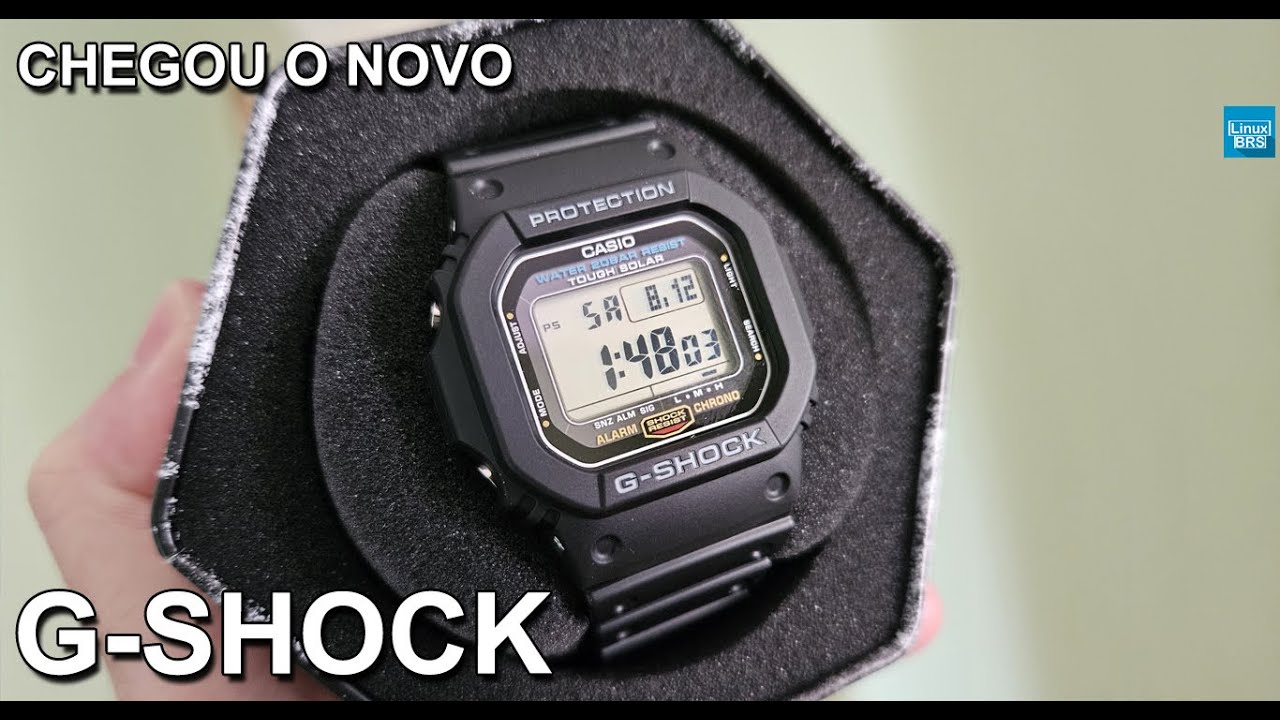 Casio G-Shock modelo G-5600UE - apresentação e funções