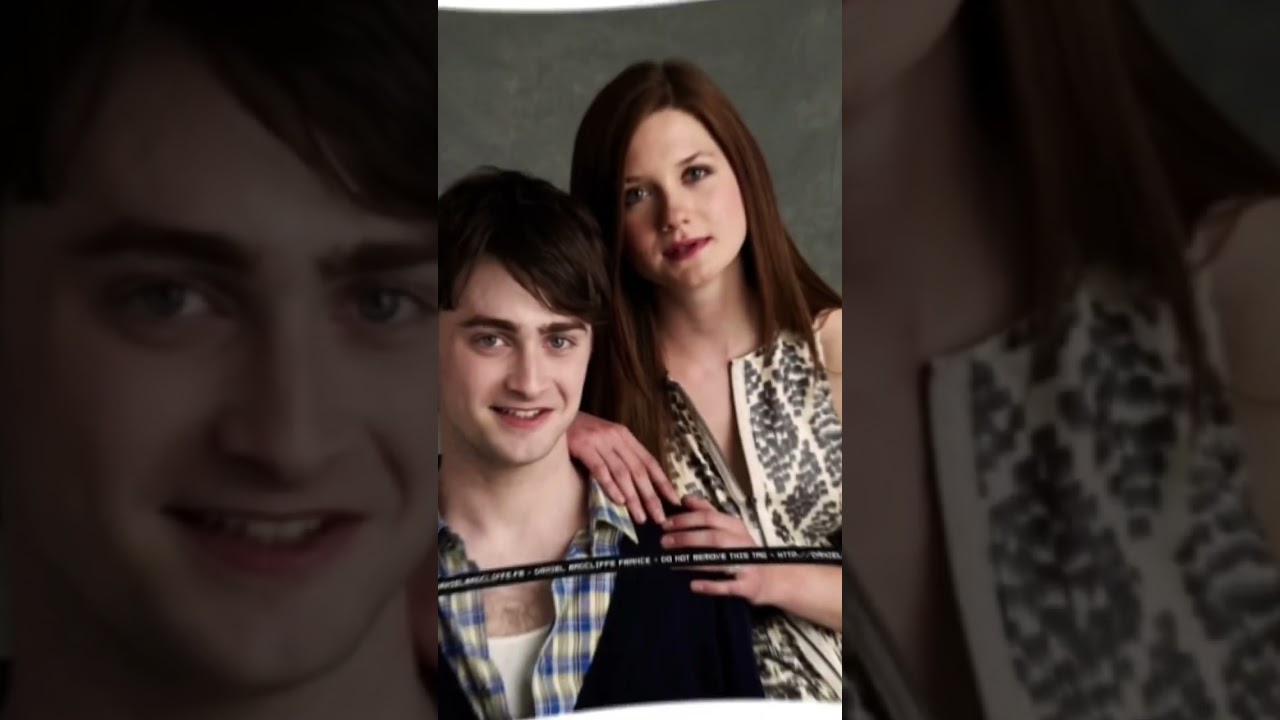 Bonnie Wright & Daniel Radcliffe #bonniewright #danielradcliffe #harrypotter #ginnyweasley