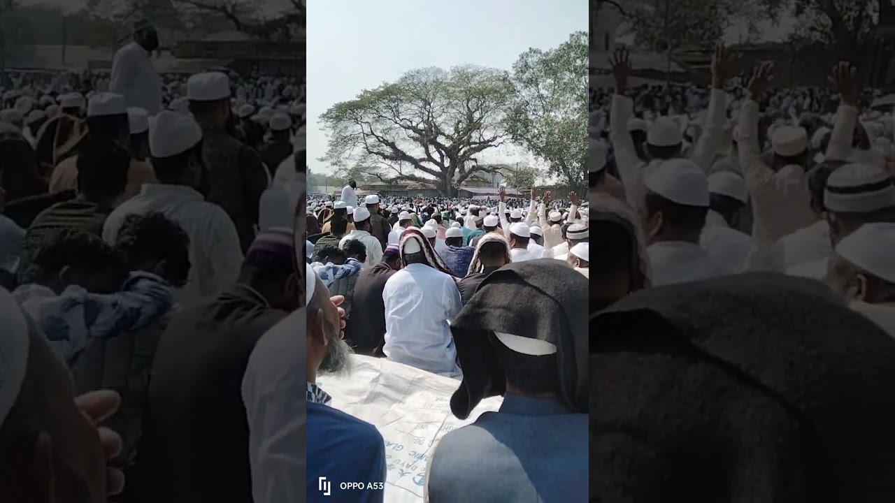বাহাদুরপুর ময়দানে পীরজাদা হানজালার বক্তব্য 