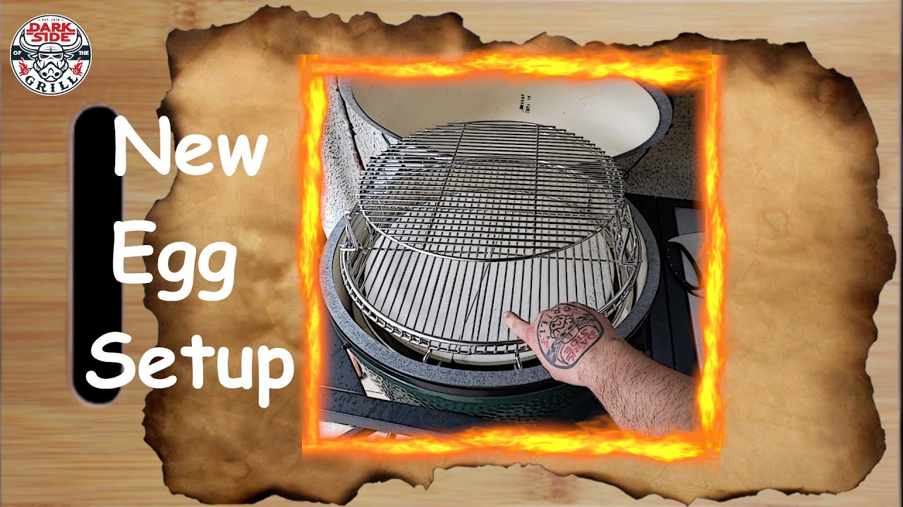 Brand new XL big green egg setup and eggspander tutorial