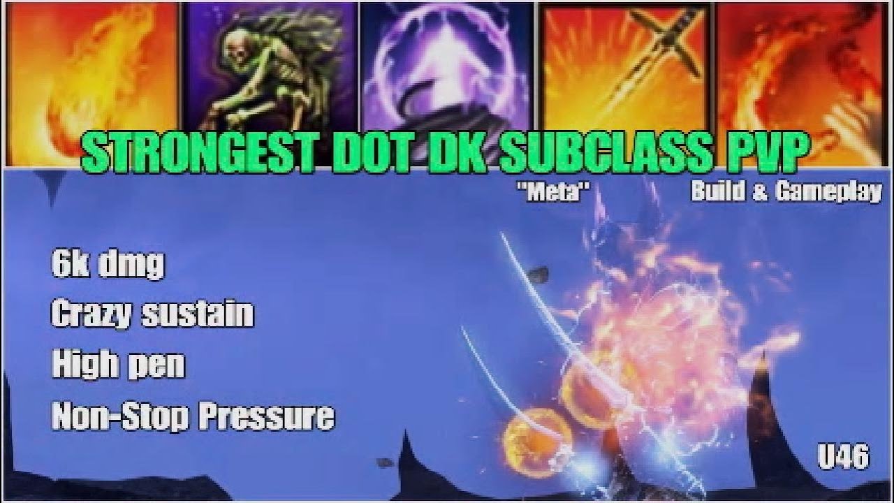 Eso Subclass Dot DragonKnight PvP Build & Gameplay