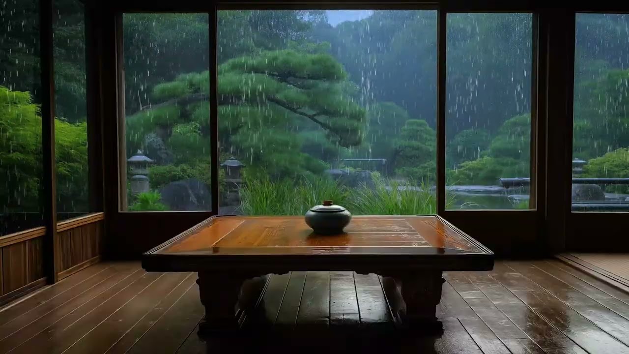 Rain Piano Music for Sleeping 😴 Soft Piano & Gentle Rain Ambience