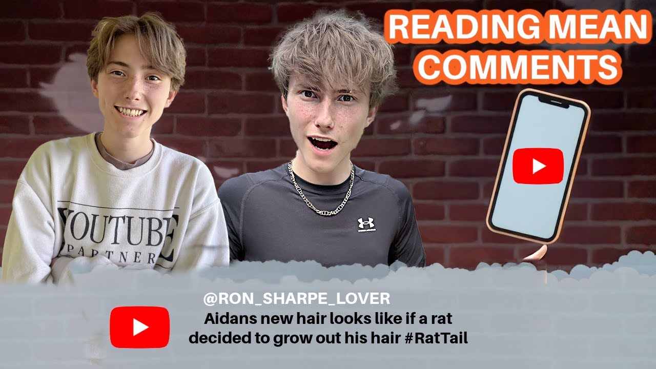 READING OUR MEAN COMMENTS (AIDAN CAN'T HANDLE THEM 😳)
