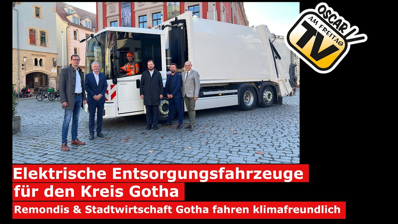 Kreis Gotha, Remondis & Stadtwirtschaft setzen auf klimafreundliche Elektro-Entsorgungsfahrzeuge