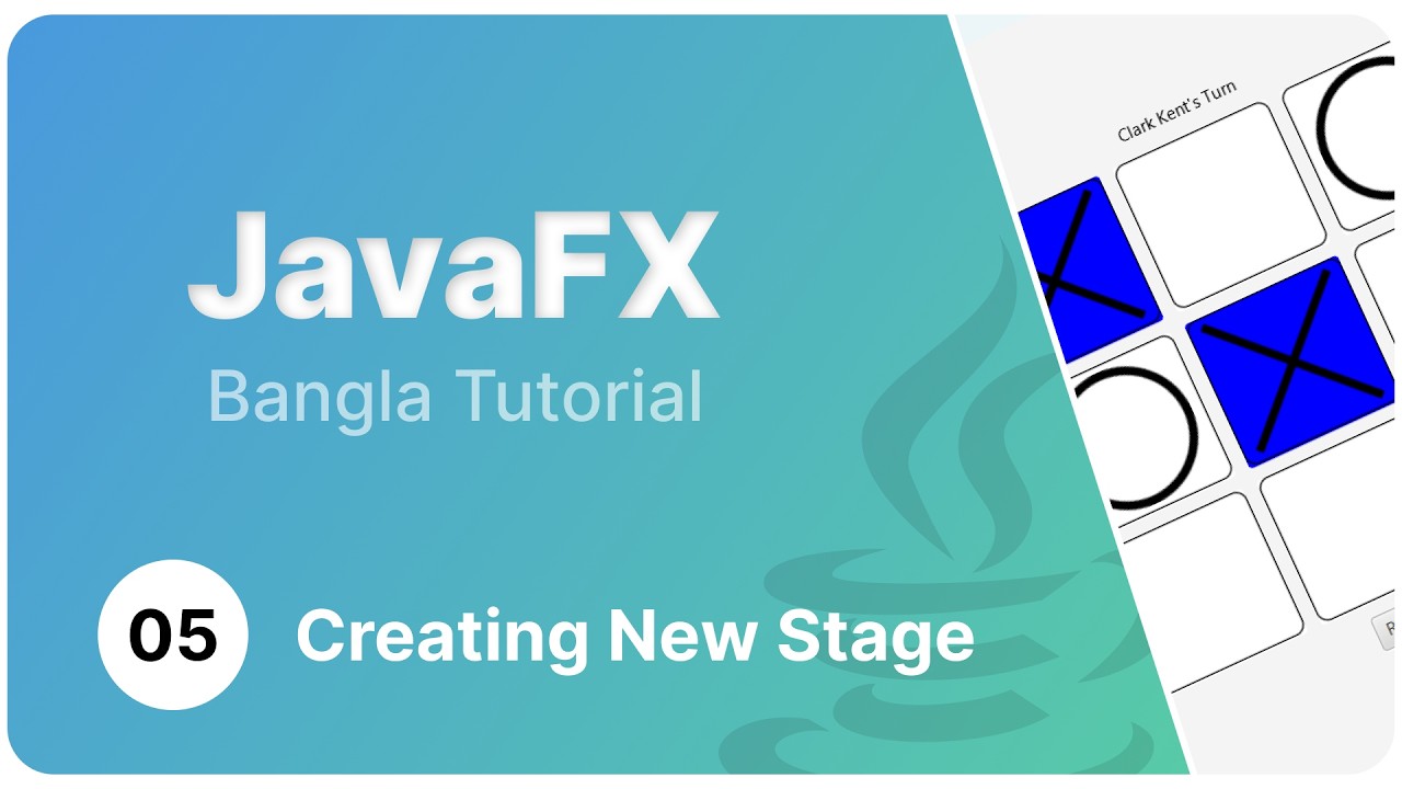 Introduction to JavaFX #05 - Creating New Stage