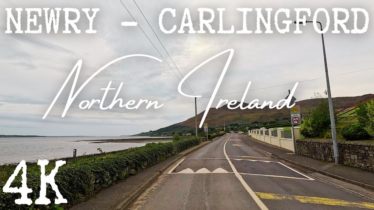 🌊 Stutter-stepping the Border with Mighty Irish Sea Views | Newry - Carlingford  [4k ASMR]