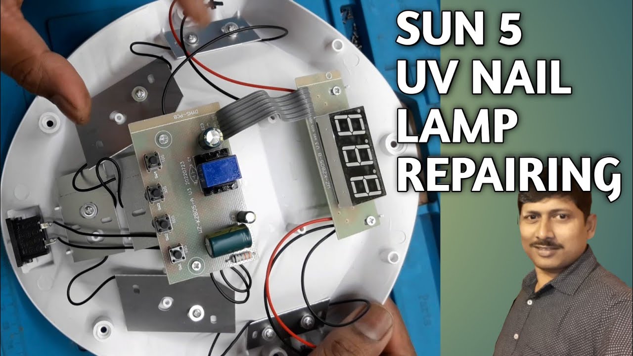 SUN 5 UV Nail Led Lamp Blink Problem Solution | UV Nail Lamp Repair in hindi | How to repair UV lamp