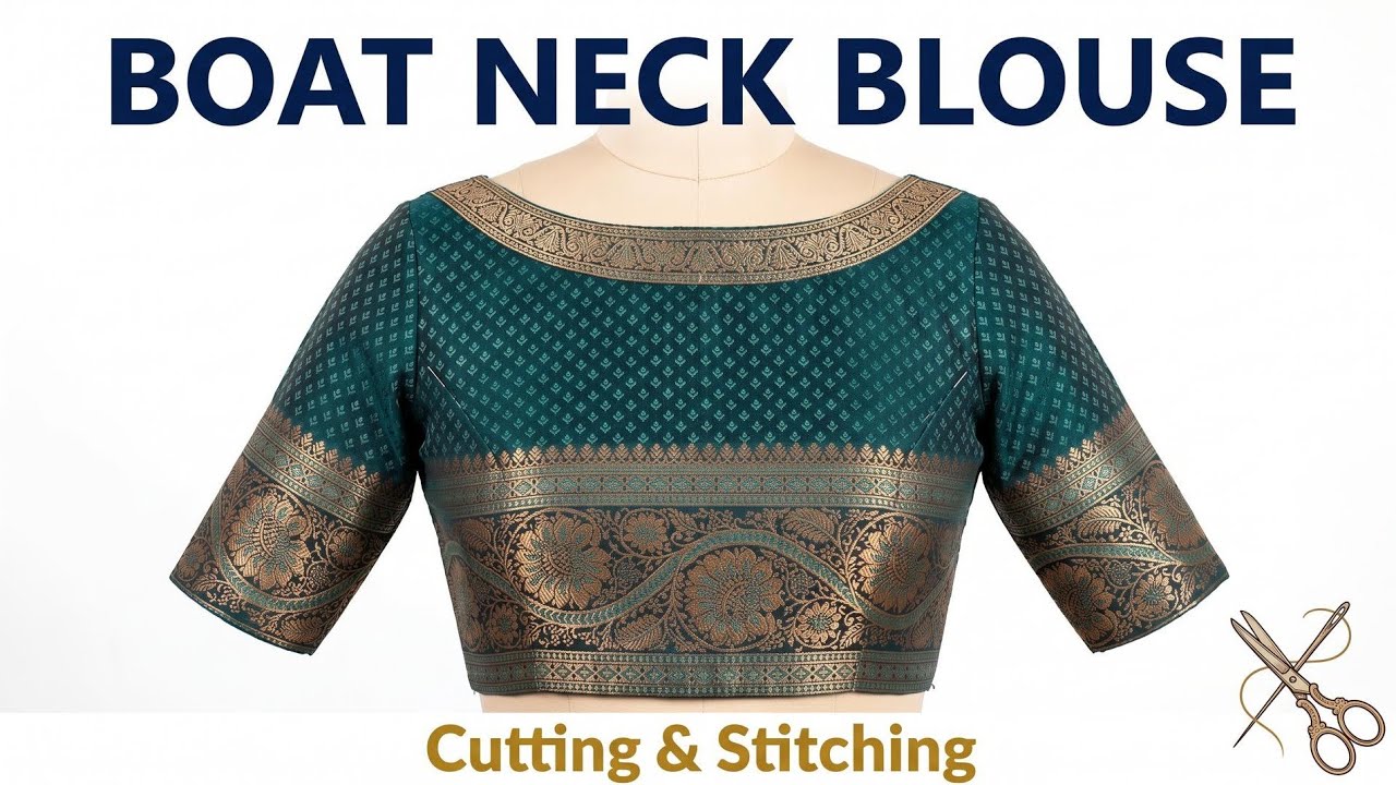 blouse cutting and stitchingtailoring blouseblouse designboat neck blousetailoring tips
