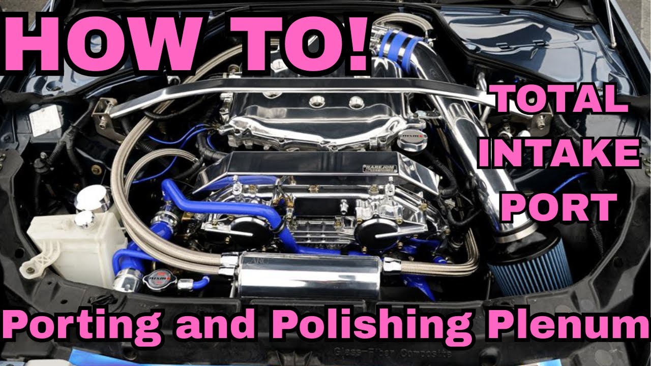 How to Port your G35/350Z Upper Plenum for free! Part 3! FREE HP! Plenum porting and paint!