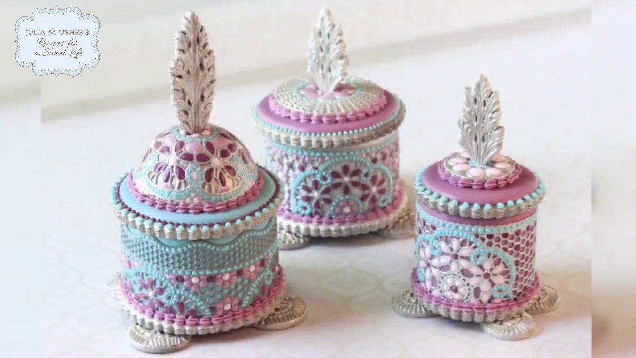 How to Make Enamel Filigree Cookie Boxes