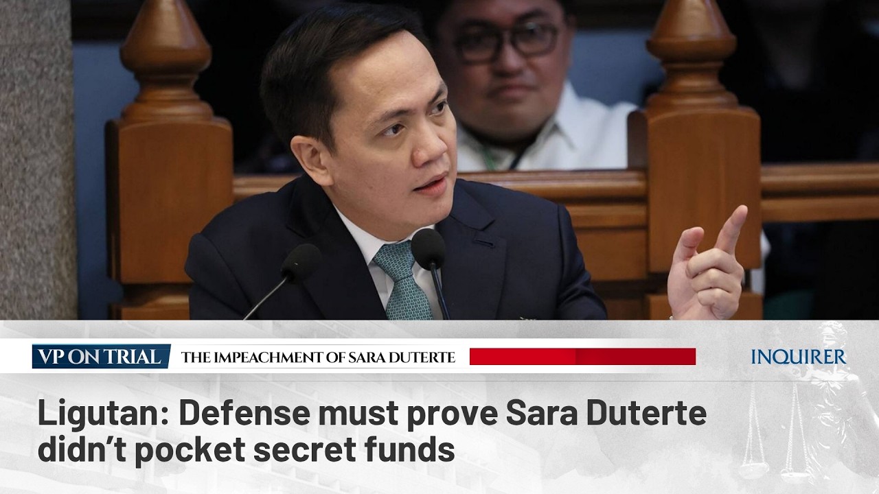 Ligutan: Defense must prove Sara Duterte didn&rsquo;t pocket secret funds