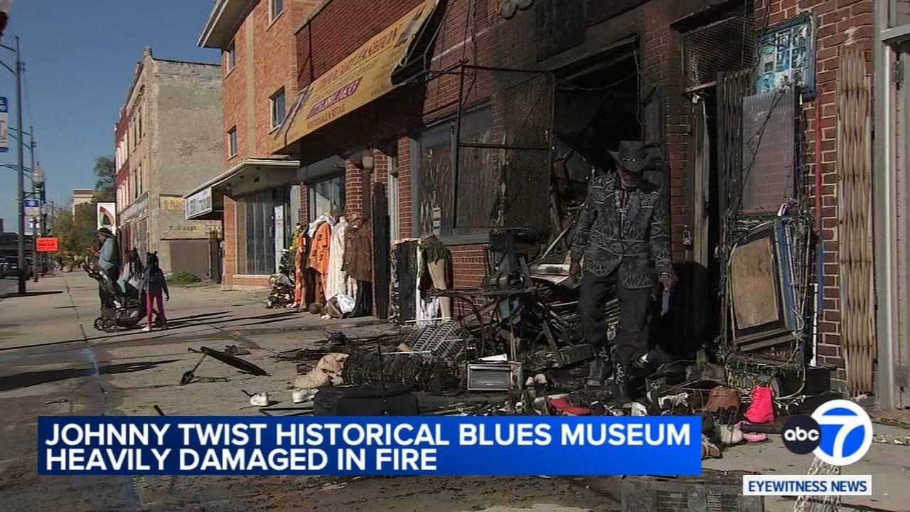 Fire guts historic Johnny Twist Historical Blues Museum in Woodlawn