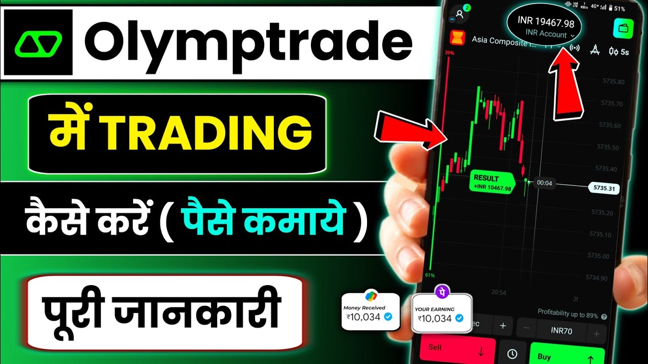 olymp trade app mein trading kaise karen ? || How to start trading in olymptrade app ?