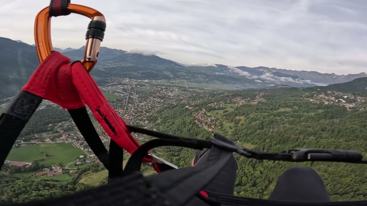 Vol parapente Passy plaine joux