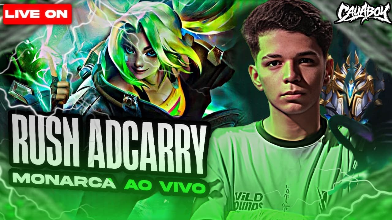 (BR)🔥ADCARRY RUSH CHALLENGER NA PEGADA !pix !meta1 !chute !yt !pick !duo !discord !grupo