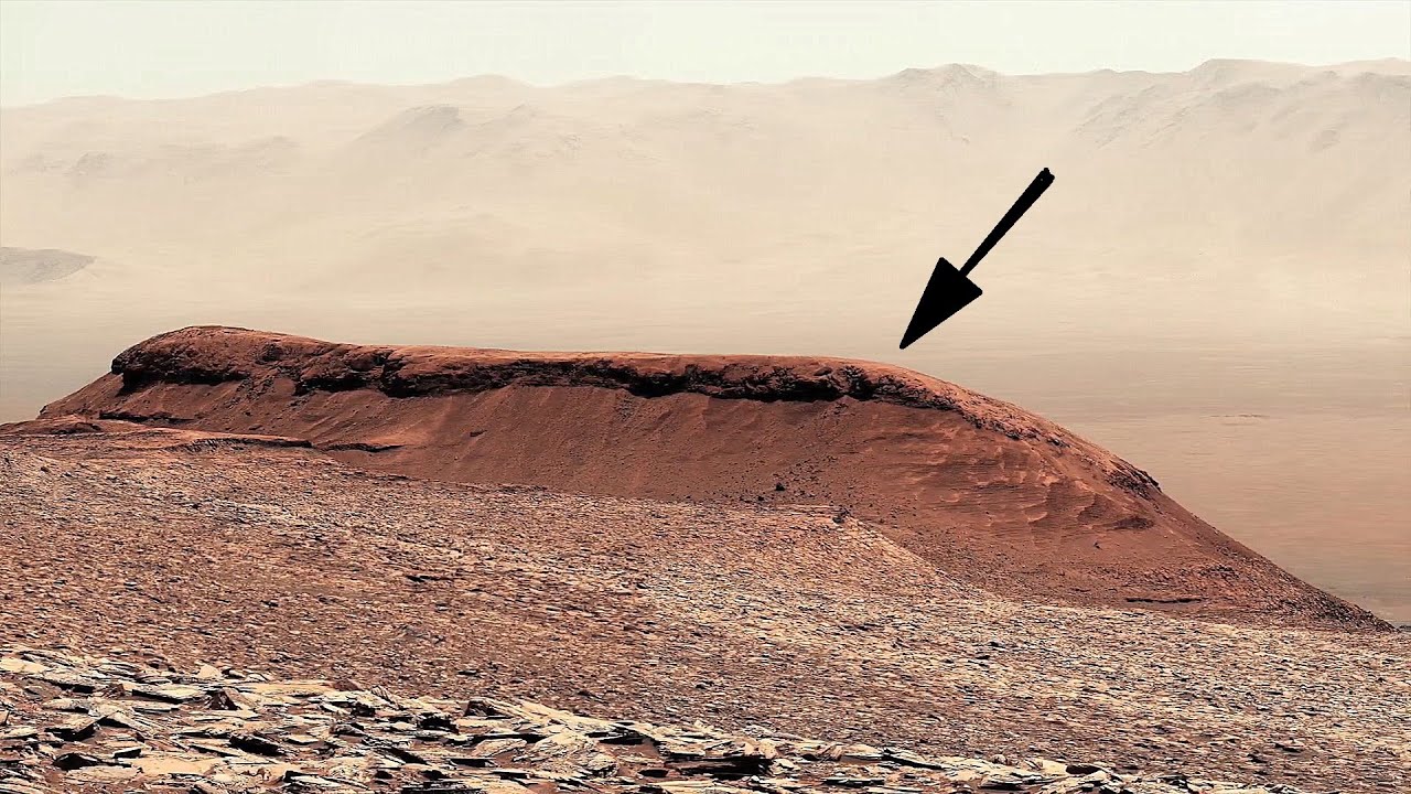 Curiosity Rover Captured A Wide Panorama Of Gale Crater At the view from the Slopes Of Mt. Sharp