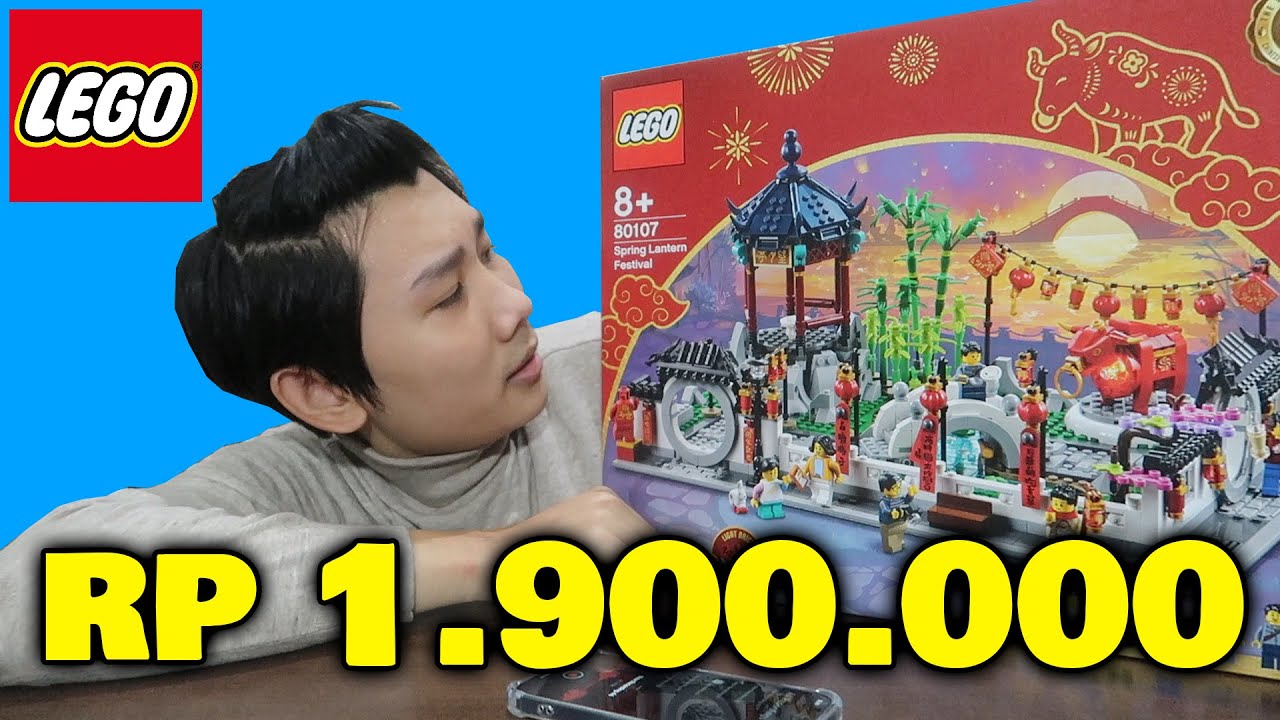 SPESIAL IMLEK WALAU TELAT! LEGO SET TERBESAR YANG PERNAH GW RAKIT! - Lego 80107 The Spring Festival