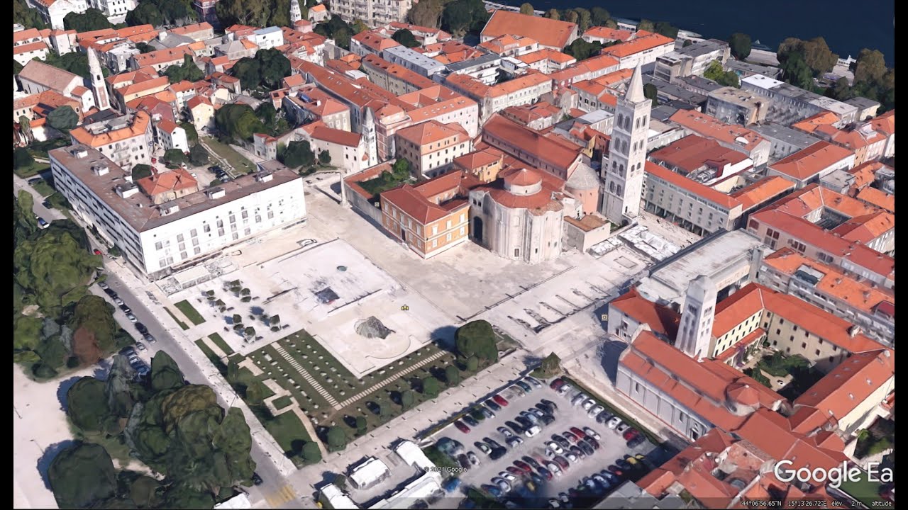zadar et ses orgues hydrauliques