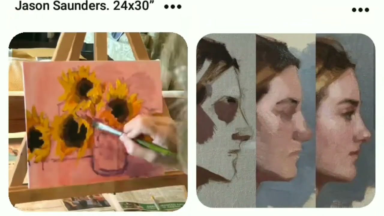 How to paint oil painting#ajshorts#oilpainting#paint