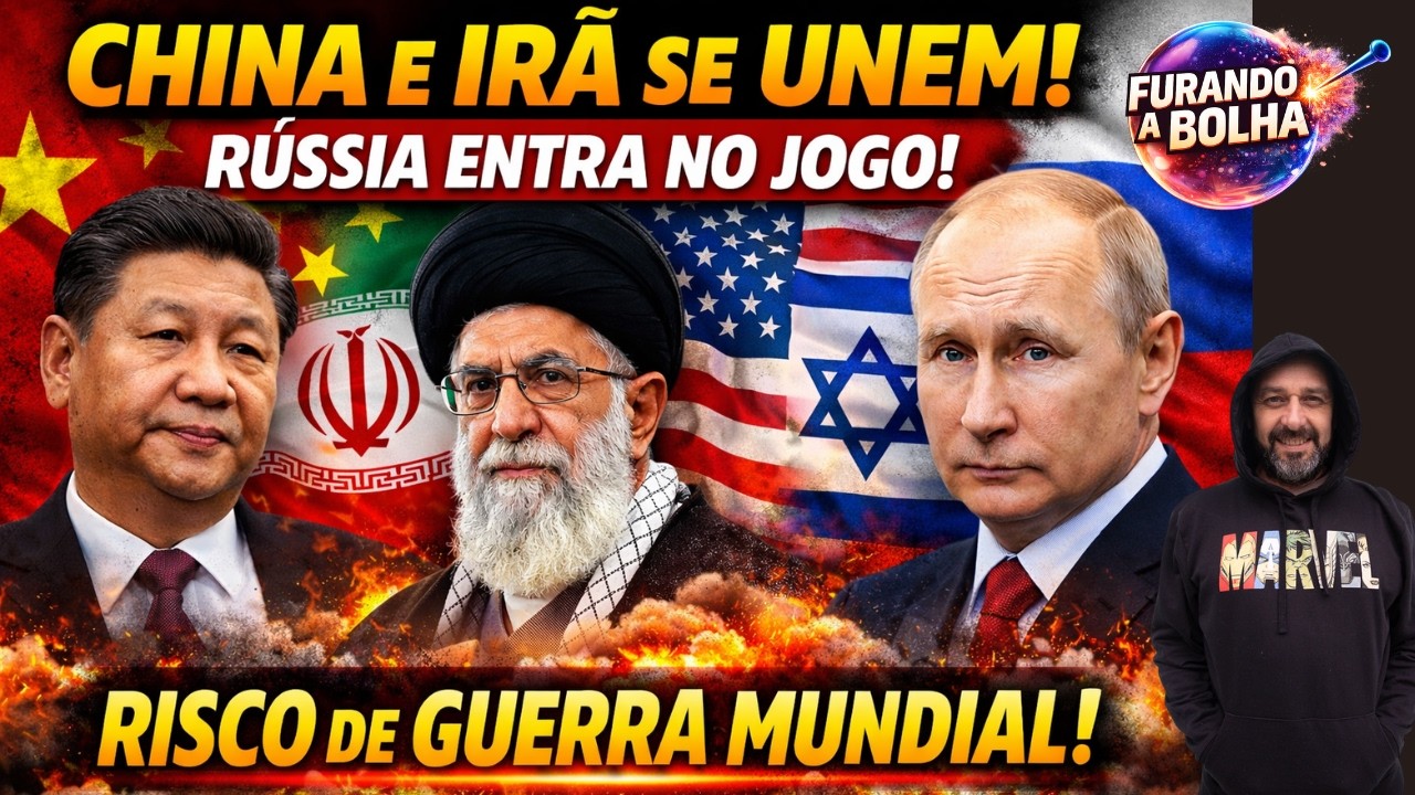 CHINA e IR&Atilde; se unem contra EUA e Israel e agora R&uacute;ssia deve anunciar apoio: guerra mundial cresce!
