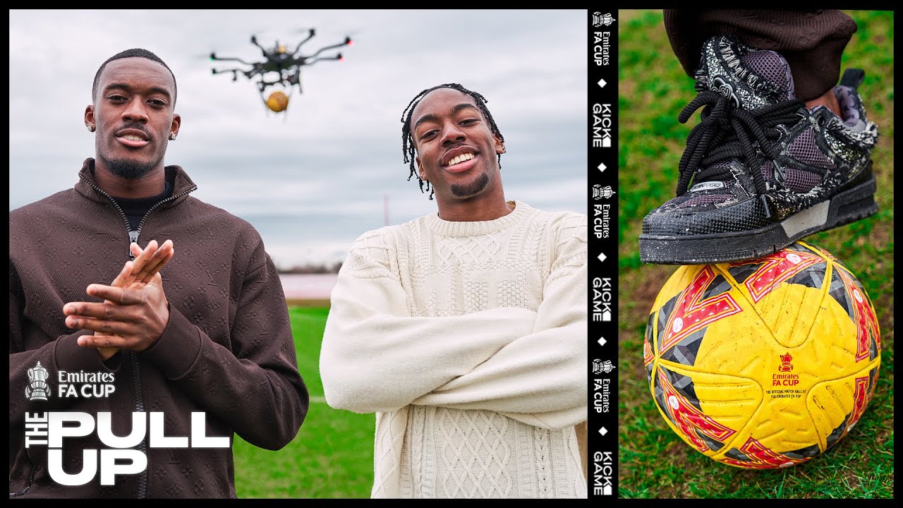 Callum Hudson-Odoi & Antony Elanga Take On Drone Challenge | The Pull Up