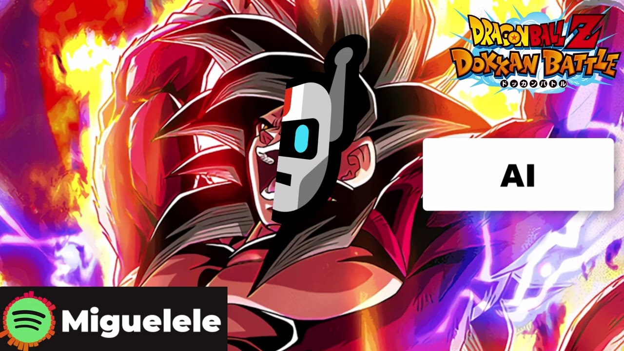 AGL LR SSJ4 Goku Transformation OST but it's extended by AI - Dokkan Battle