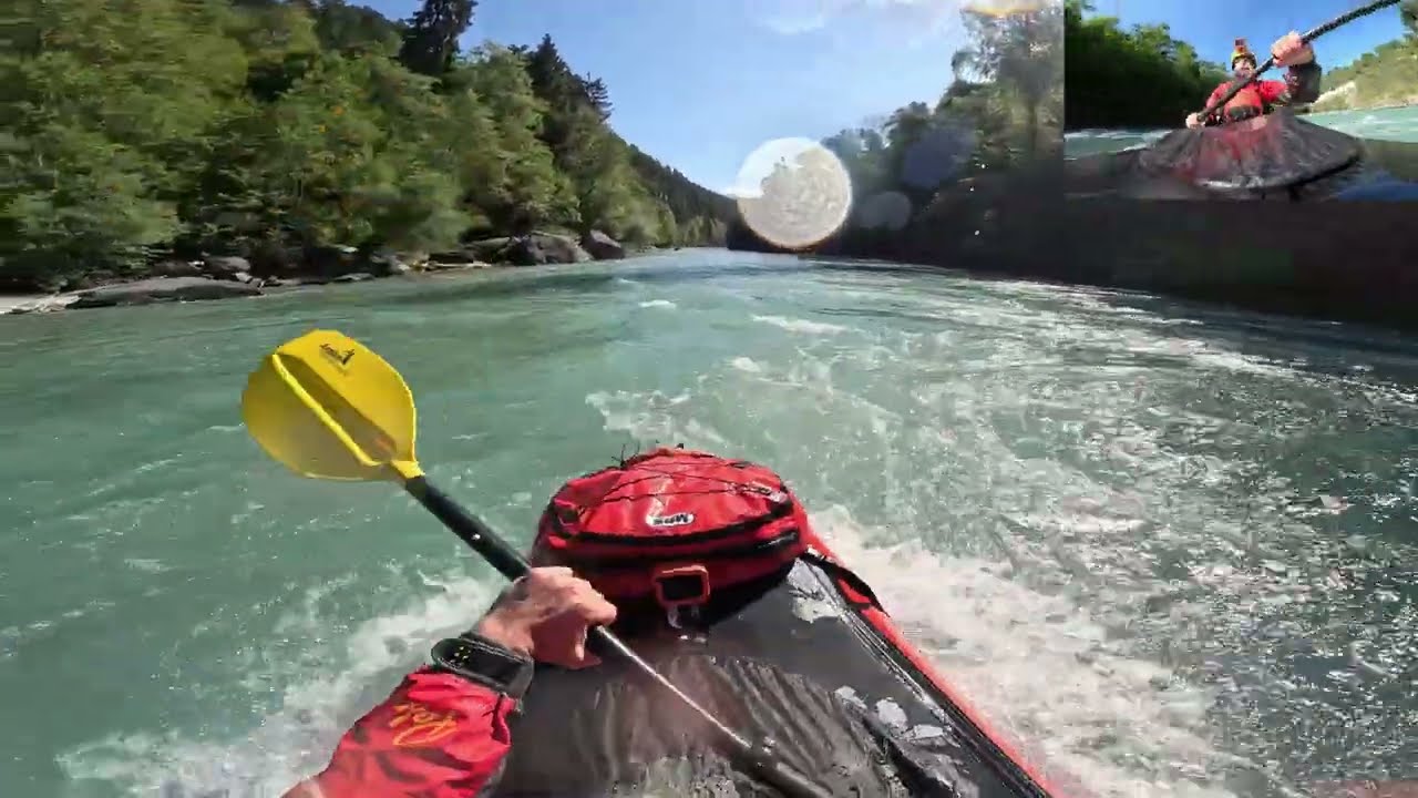 Rheinschlucht Packrafting Ilanz to Reichenau Part 1