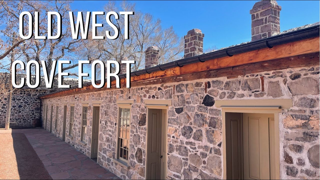 Abandoned old cove fort, now restored. Cove fort Utah the old west, pony express and more.