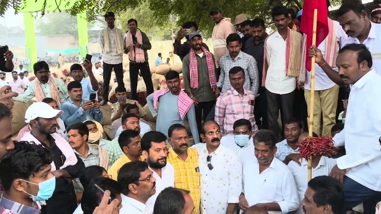 ఈరోజు ఖమ్మం మిర్చి మార్కెట్ లో తేజ రకం జెండా పాట 🚩🚩🚩🔔🔔🔔🌶️🌶️🌶️సబ్స్క్రయిబ్ 👍🙏🙏🙏