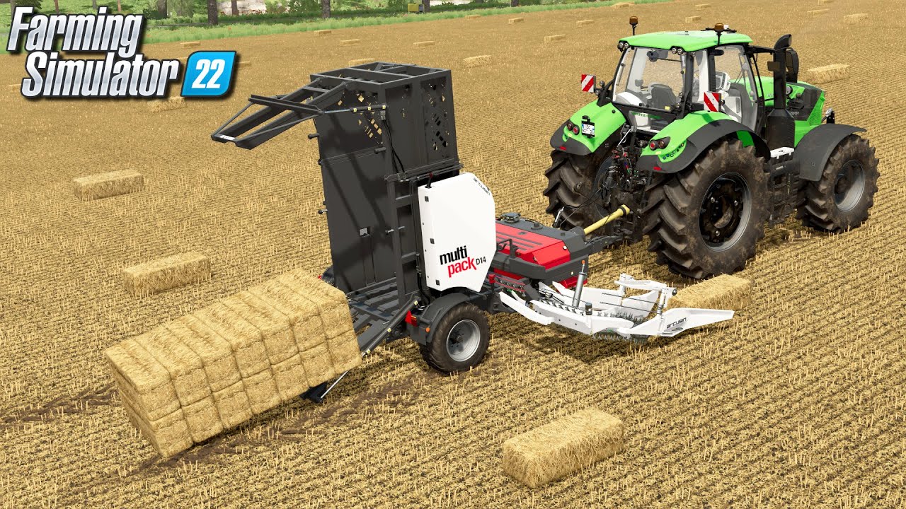 Wiązanie kostek słomy - Farming Simulator 22 | #35