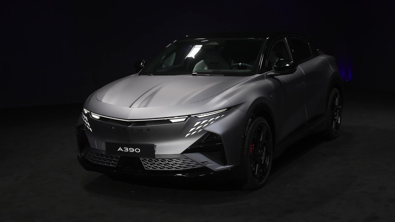 Alpine A390 GTS Design preview in Gris Tonnerre Mat